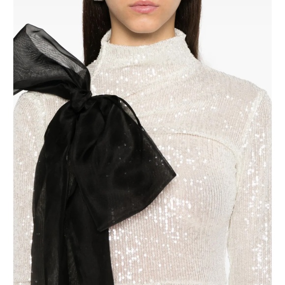 Atu Body Couture Women's White Draped-Detail Maxi Dress - Picture 2 of 6